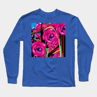 Pink Roses Long Sleeve T-Shirt